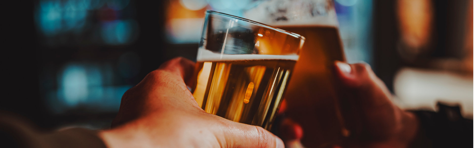 Craft Brewery People Enjoying A Glass Of Beer